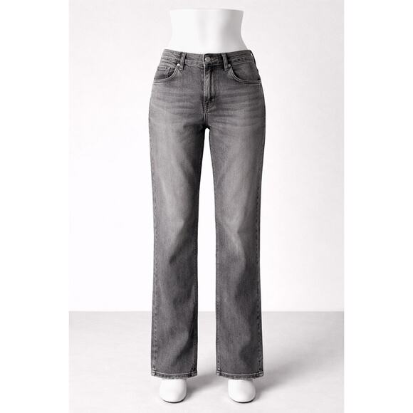 Levi's Denim - Levi’s 502 Women’s black Wash Jeans Mid Rise Straight Leg Denim 36x34,baggy y2k